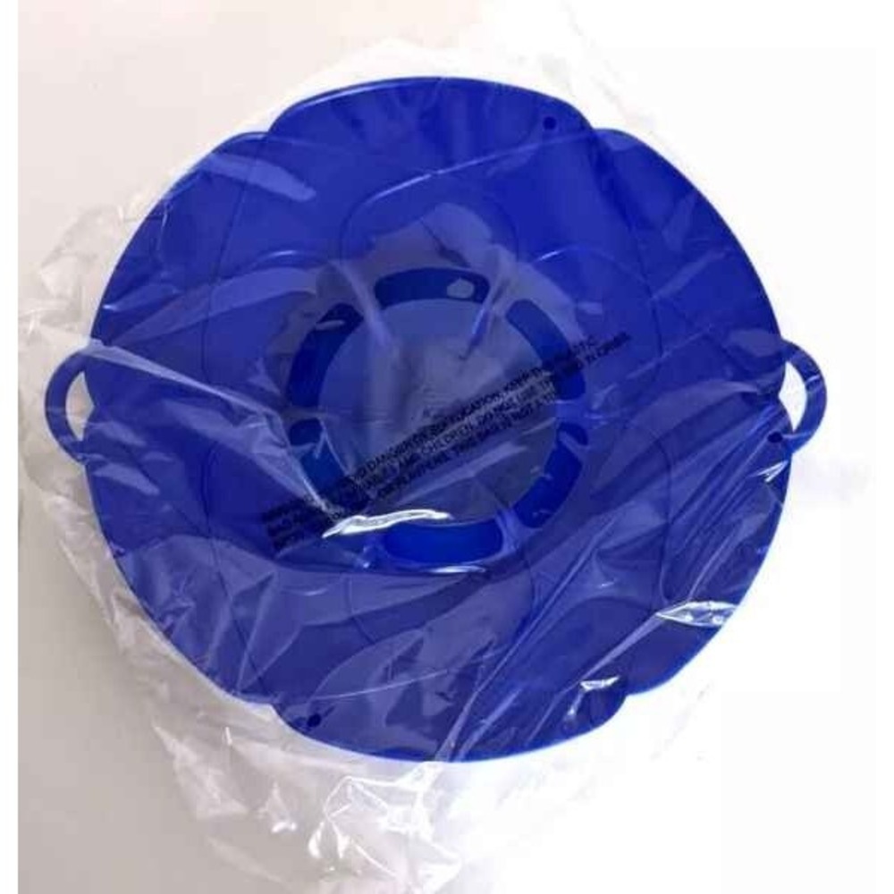 Kuhn Rikon Kochblume Boil Over Spill Stopper Silicone Lid 11" Large Blue New